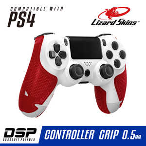 LIZARDSKINS DSP PS4専用 ゲームコントローラー用グリップ レッド 