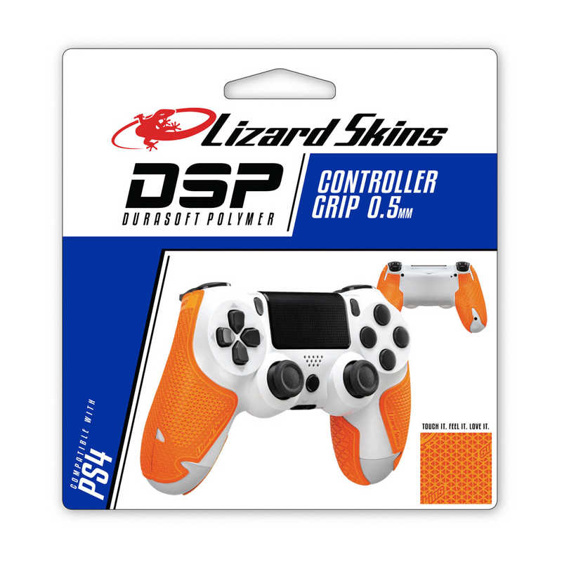 LIZARDSKINS LIZARDSKINS DSP PS4専用 ゲームコントローラー用グリップ オレンジ  