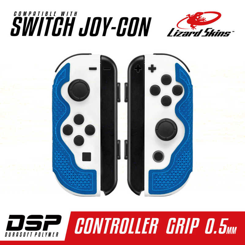 LIZARDSKINS LIZARDSKINS DSP Switch Joy-Con専用 ゲームコントローラー用グリップ ブルー  