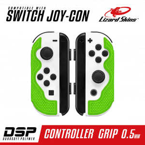 LIZARDSKINS DSP Switch Joy-Con専用 ゲームコントローラー用グリップ グリーン 