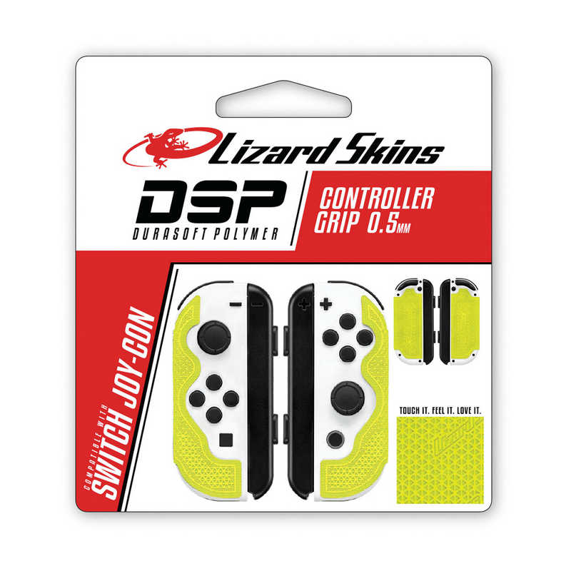 LIZARDSKINS LIZARDSKINS DSP Switch Joy-Con専用 ゲームコントローラー用グリップ イエロー  