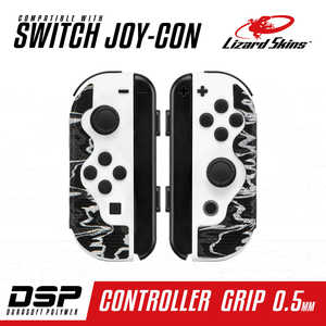 LIZARDSKINS DSP Switch Joy-Con専用 ゲームコントローラー用グリップ ブラックカモ 