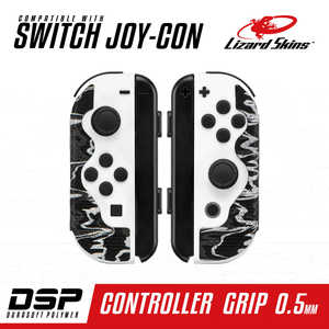 LIZARDSKINS DSP Switch Joy-Con専用 ゲームコントローラー用グリップ ブラックカモ