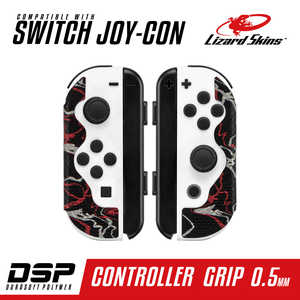 LIZARDSKINS DSP Switch Joy-Con専用 ゲームコントローラー用グリップ ワイルドファイヤーカモ 