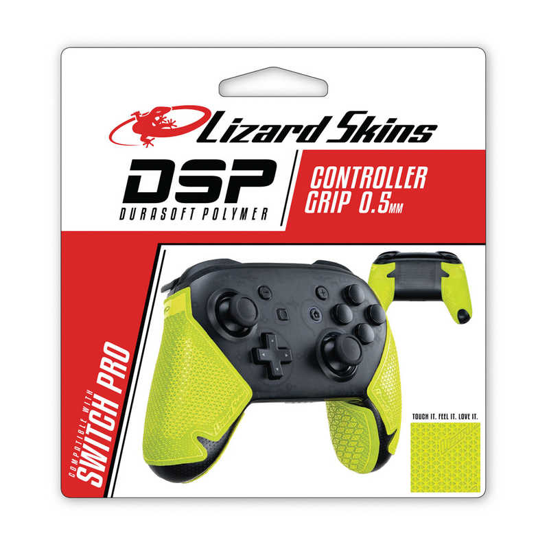 LIZARDSKINS LIZARDSKINS DSP Switch Pro専用 ゲームコントローラー用グリップ イエロー  