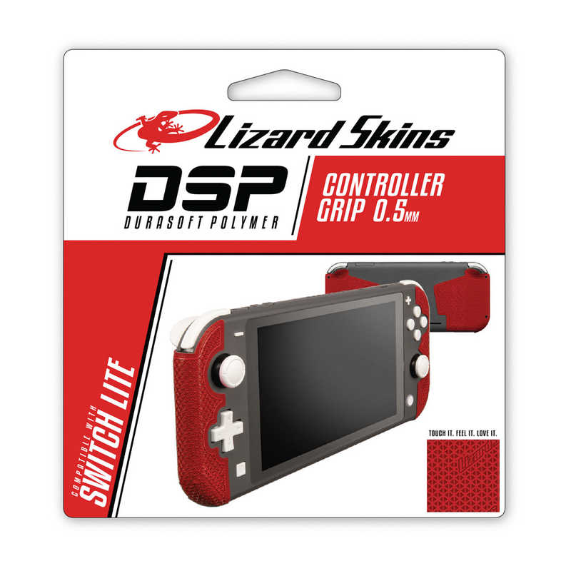 LIZARDSKINS LIZARDSKINS DSP Switch Lite専用 ゲームコントローラー用グリップ レッド  