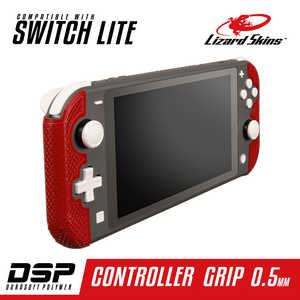 LIZARDSKINS DSP Switch Lite専用 ゲームコントローラー用グリップ レッド