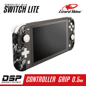 LIZARDSKINS DSP Switch Lite専用 ゲームコントローラー用グリップ ブラックカモ 