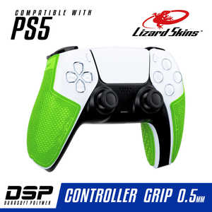 LIZARDSKINS DSP PS5専用 ゲームコントローラー用グリップ グリーン 