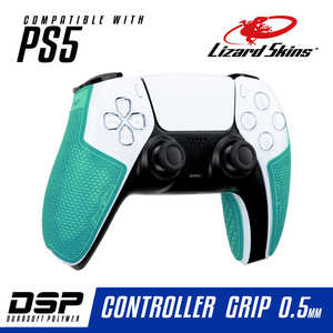 LIZARDSKINS DSP PS5専用 ゲームコントローラー用グリップ ミントグリーン 