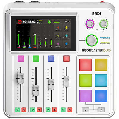 RODECaster Duo オーディオミキサー RODE ロードキャスター デュオ オーディオミキサー ホワイト