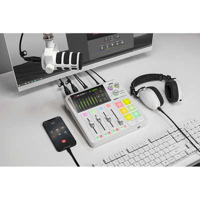 RODE Cater RØDECaster Duo ホワイト 新品 本体 RØDE RØDECaster Duo Compact All-in-One Audio Production