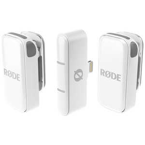 RODE Wireless Micro(ワイヤレス マイクロ) Lightningタイプ ホワイト WIMICROLW RODE Wireless Micro(ワイヤレス マイクロ) Lightningタイプ ホワイト WIMICROLW