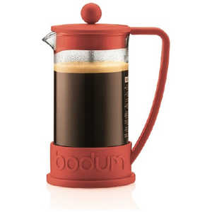 ブラジルフレンチプレスコーヒーメーカー1L ボダム レッド 10938294 ブラジルフレンチプレスコーヒーメーカー1L ボダム レッド 10938294