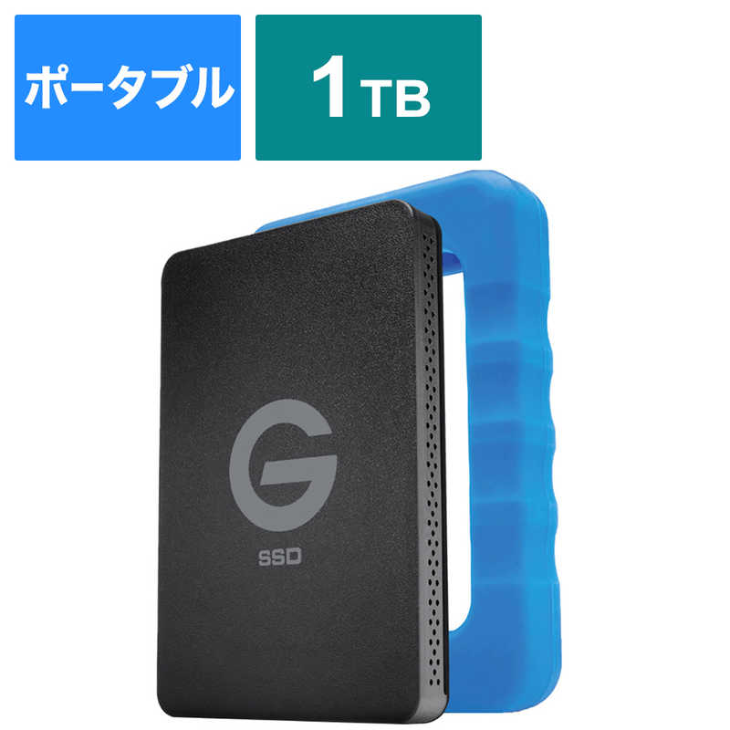 HGST HGST 外付けSSD ブラック [1TB /ポータブル型] 0G04762 0G04762