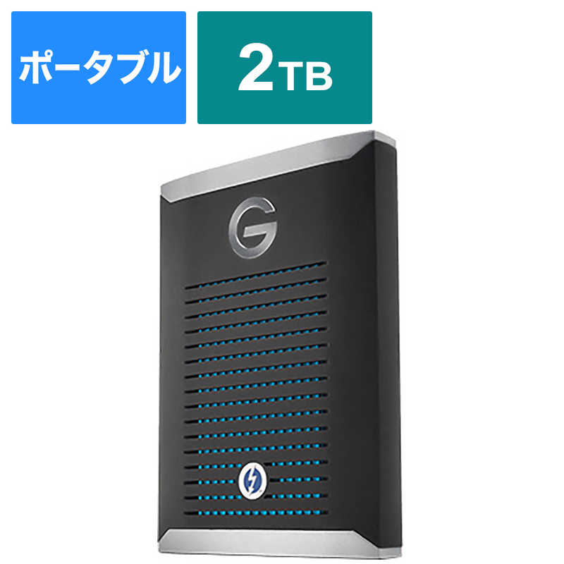 HGST HGST 外付けSSD Thunderbolt接続 G-DRIVE Mobile Pro SSD [ポータブル型/2TB] 0G10312-1 0G10312-1