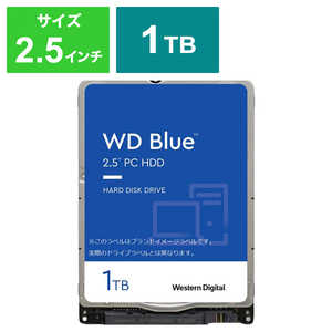 WESTERN DIGITAL ¢HDD WD BLUE PC MOBILE HARD DRIVE [2.5 /1TB]֥Х륯ʡ WD10SPZX