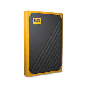 WESTERN DIGITAL ケーブル一体型 耐衝撃性ポータブルSSD My Passport Go 500GB WDBMCG5000AYT-WESN