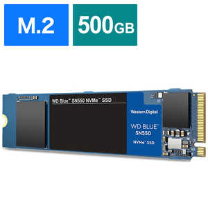 WESTERN DIGITAL 内蔵SSD WD BLUE SN550 [M.2 /500GB]｢バルク品｣ WDS500G2B0C