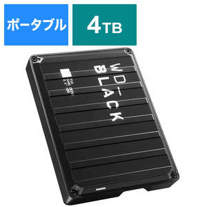 WESTERN DIGITAL 外付けHDD ゲｰム用 WD_Black P10 Game Drive ブラック [ポｰタブル型 /4TB] WDBA3A0040BBK-JESN