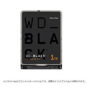 WESTERN DIGITAL 内蔵HDD SATA接続 WD Black(Performance Mobile) [2.5インチ /1TB] WD10SPSX