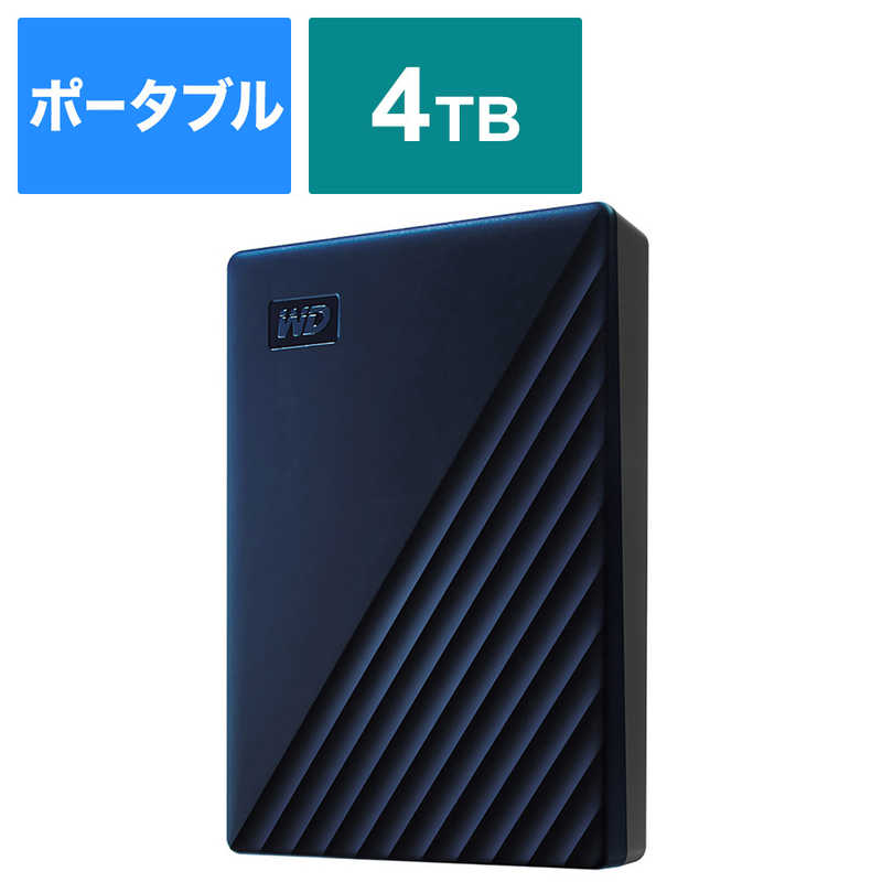 WESTERN DIGITAL WESTERN DIGITAL 外付けHDD USB-C+USB-A接続 My Passport for Mac [ポータブル型 /4TB] WDBA2F0040BBL-JESE WDBA2F0040BBL-JESE