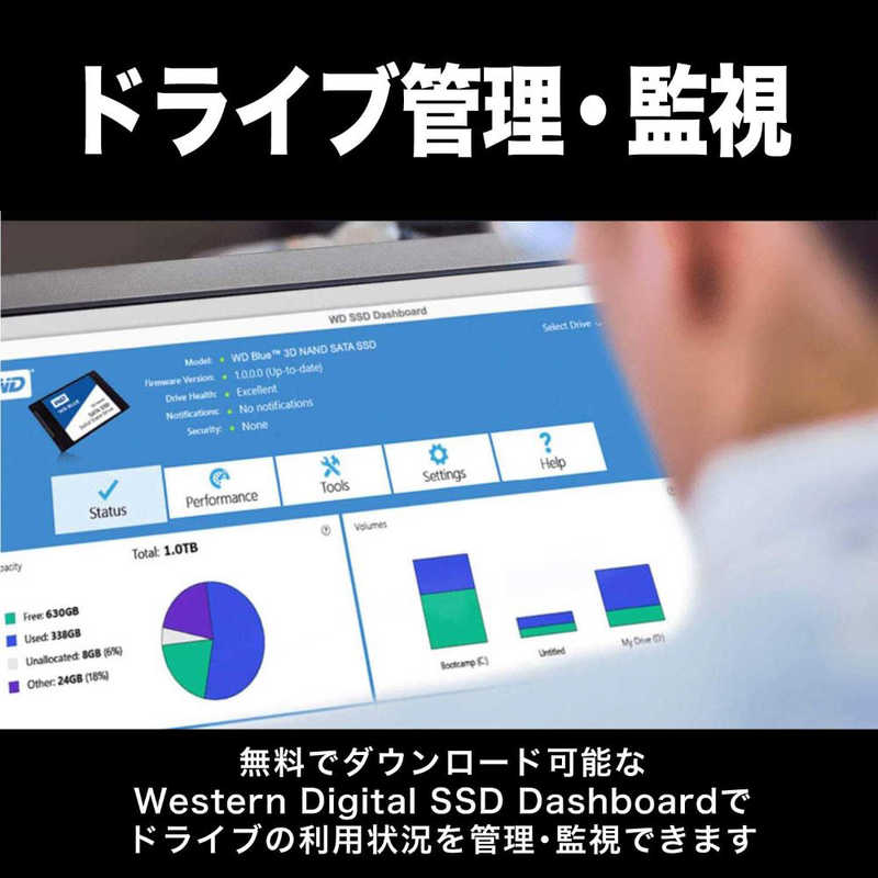 WESTERN DIGITAL WESTERN DIGITAL WD Blue SA510 SATA M.2 SSD｢バルク品｣ WDS100T3B0B WDS100T3B0B