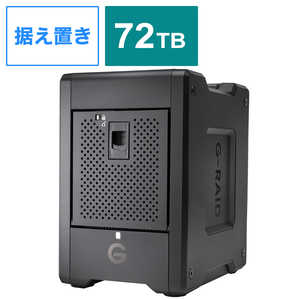 SANDISKPROFESSIONAL 外付けHDD Thunderbolt接続 【受注生産品】 G-RAID SHUTTLE 4 [72TB /据え置き型] SDPH34H-072T-SBAAB