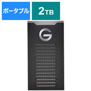 SANDISKPROFESSIONAL USB 3.2 Gen 2対応ポータブルSSD 【G-DRIVE SSD】 ブラック [2TB /ポータブル型] SDPS11A-002T-GBANB