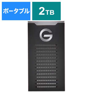 SANDISKPROFESSIONAL USB 3.2 Gen 2対応ポータブルSSD 【G-DRIVE SSD】 ブラック [2TB /ポータブル型] SDPS11A002TGBANB