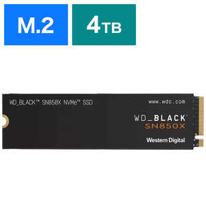 WESTERN DIGITAL WD_BLACK SN850X NVMe SSD WDS400T2X0E֥Х륯ʡ