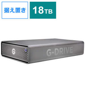 ＜コジマ＞ SANDISKPROFESSIONAL Thunderbolt3／USB-C対応 Mac用外付けハードディスク 【G-DRIVE Pro】 [18TB /据え置き型] スペースグレイ SDPH51J018TSBAAD画像