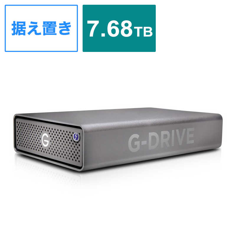 SANDISKPROFESSIONAL SANDISKPROFESSIONAL Thunderbolt3対応 外付けSSD【受注生産品】 G-DRIVE PRO STUDIO SSD [据え置き型] SDPS71F-007T-SBAAD SDPS71F-007T-SBAAD