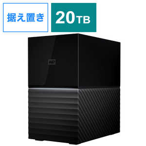 ＜コジマ＞ WESTERN DIGITAL 大容量RAID 外付けHDD 【My Book Duo 2021EX】 ブラック WDBFBE0200JBKJEEX