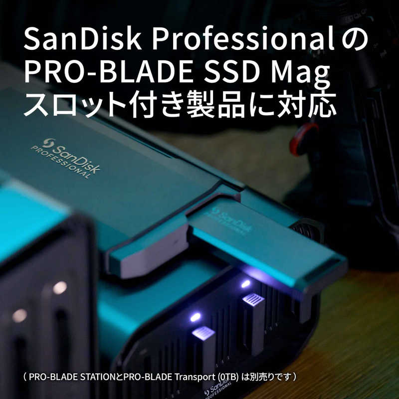 SANDISKPROFESSIONAL SANDISKPROFESSIONAL PRO-BLADEシリーズ NVMeモジュラーSSD PRO-BLADE SSD Mag「受注生産品」 [4TB] SDPM1NS-004T-GBAND SDPM1NS-004T-GBAND
