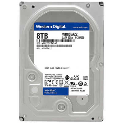 WESTERN DIGITAL 内蔵HDD SATA接続 WD Blue [8TB /3.5インチ]｢バルク品