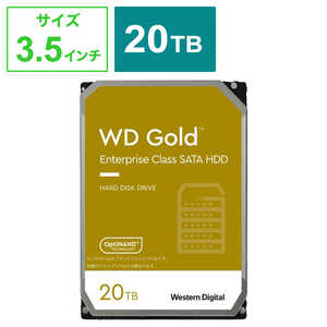 WESTERN DIGITAL GoldエンタープライズクラスSATA HDD ［3.5インチ］「バルク品」 WD202KRYZ