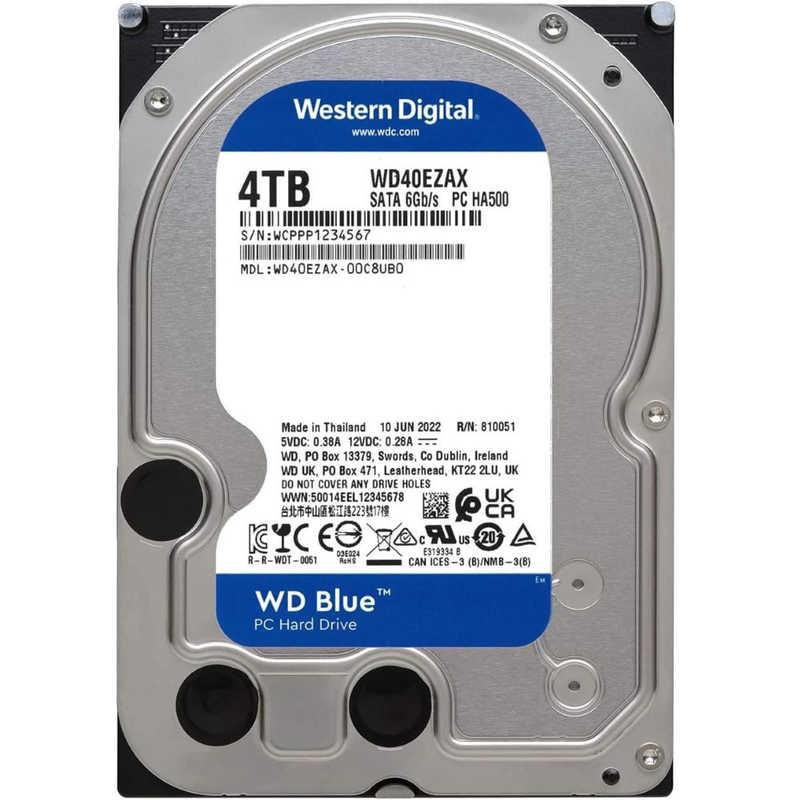 WESTERN DIGITAL WESTERN DIGITAL WD Blue デスクトップハードディスクドライブ ［3.5インチ］｢バルク品｣ WD40EZAX WD40EZAX