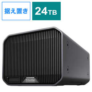 SANDISKPROFESSIONAL Thunderbolt 3対応 Ultrastar搭載のMac向け2ベイ外付けハードディスク G-RAID MIRROR ［24TB /据え置き型］ SDPHH2H-024T-SBAAD