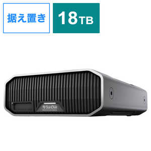 SANDISKPROFESSIONAL ���դ�HDD Thunderbolt(USB-C)��³ G-DRIVE PROJECT(Mac�б�) ��18TB / �����֤����� SDPHG1H-018T-SBAAD