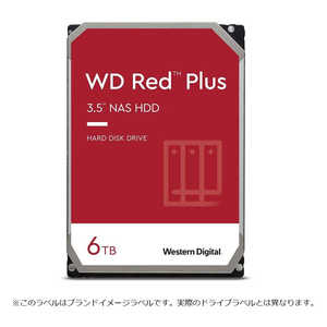 WESTERN DIGITAL 内蔵HDD SATA接続 WD Red Plus (NAS) 256MB [6TB/3.5インチ] ｢バルク品｣ WD60EFPX