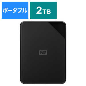 WESTERN DIGITAL 【アウトレット】外付けHDD USB-A接続 WD Elements SE Portable 2023年モデル ［2TB /ポータブル型］ WDBEPK0020BBK-JES1