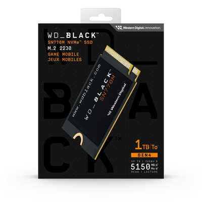 WESTERN DIGITAL 内蔵SSD PCI-Express接続 WD-BLACK SN770M ［1TB /M.2