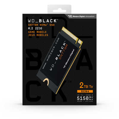 WESTERN DIGITAL 内蔵SSD PCI-Express接続 WD＿BLACK SN770M ［2TB