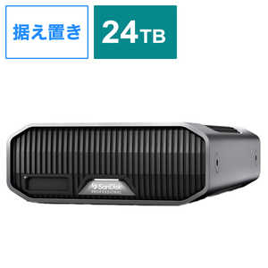 SANDISKPROFESSIONAL Ultrastar搭載Mac向け外付けHDD G-DRIVE PROJECT ［据え置き型］ SDPHG1H-024T-SBAAD