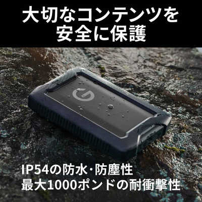 SANDISKPROFESSIONAL 外付けHDD G-DRIVE ArmorATD [6TB