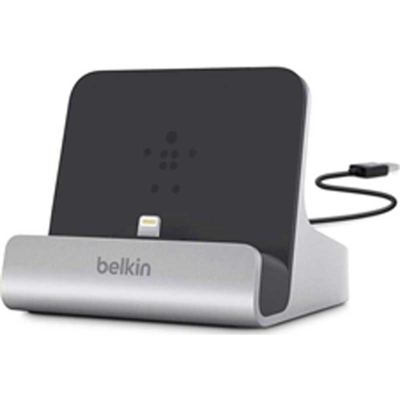 BELKIN BELKIN iPad / iPad mini / iPhone / iPod対応［Lightning］　ドックスタンド （コード長・シルバー）　F8J088bt F8J088BT F8J088BT