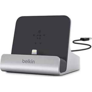 BELKIN iPad / iPad mini / iPhone / iPod対応［Lightning］　ドックスタンド （コード長・シルバー）　F8J088bt F8J088BT