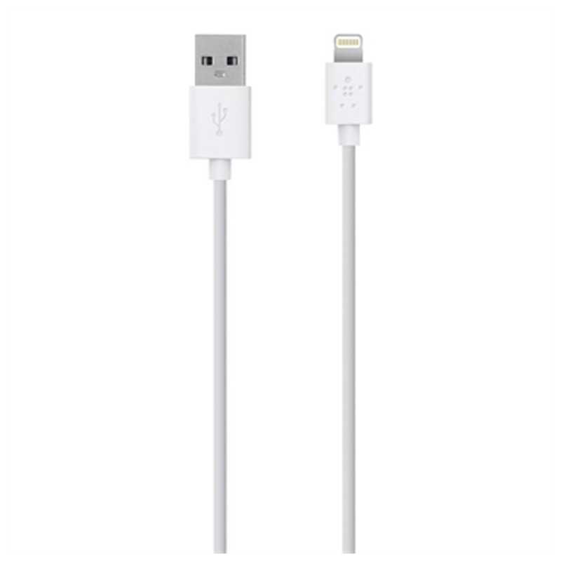 BELKIN BELKIN iPad/mini/iPhone/iPod対応Lightning-USBケーブル(1.2m) F8J023bt04-WHT F8J023bt04-WHT