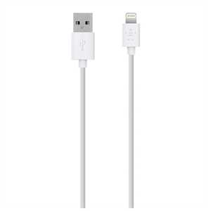 BELKIN iPad/mini/iPhone/iPod対応Lightning-USBケーブル(1.2m) F8J023bt04-WHT
